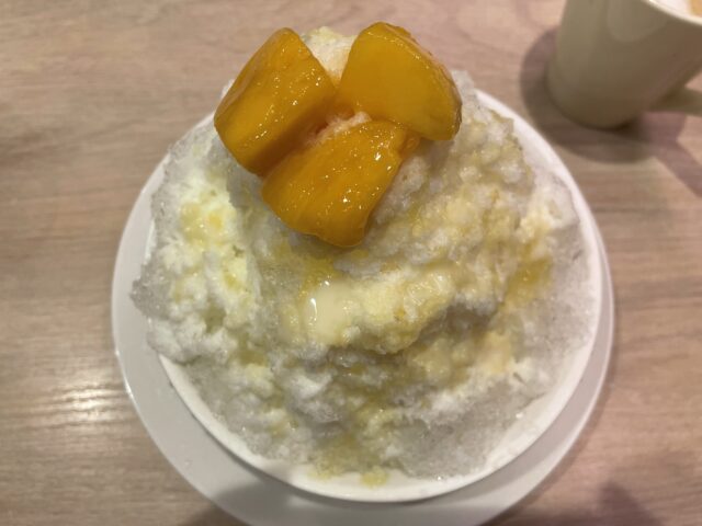 ガスト武蔵小杉駅前店　ハチミツレモンカキ氷